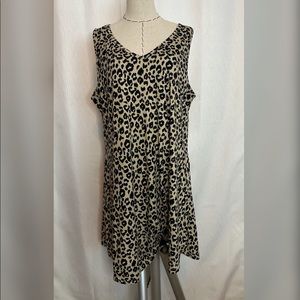 Soft Animal Print Dress/Cover‎ up
